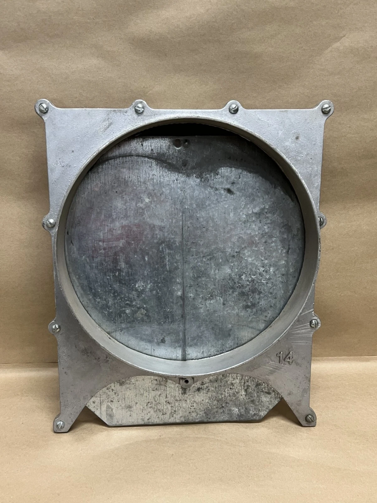 Used 14" Galvanized Steel Blast Gate