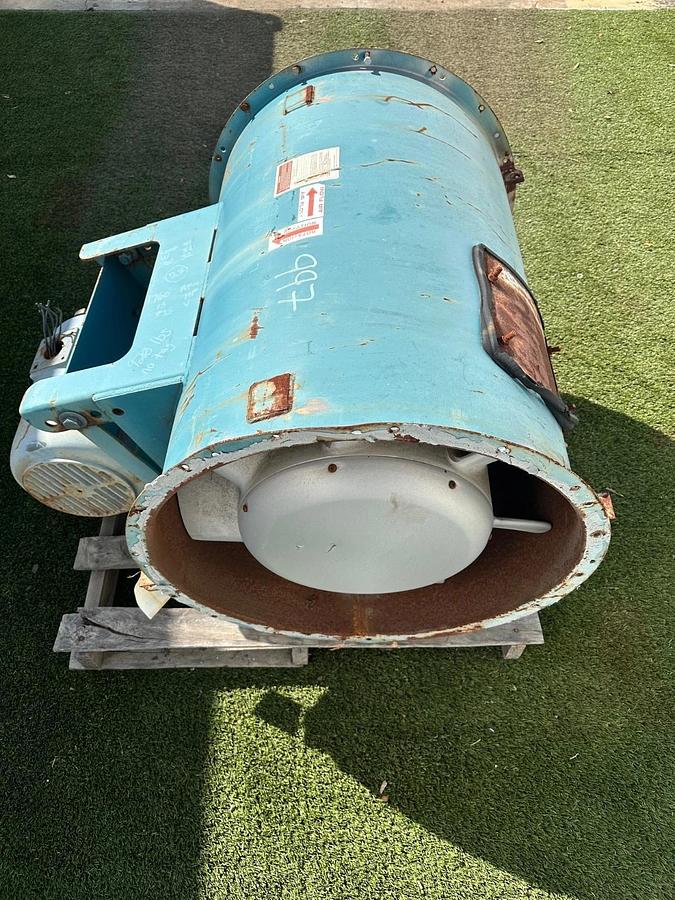 Used Twin City Fan & Blower Co. Axial Inline Blower, 15Hp @ 1765RPM, 575V