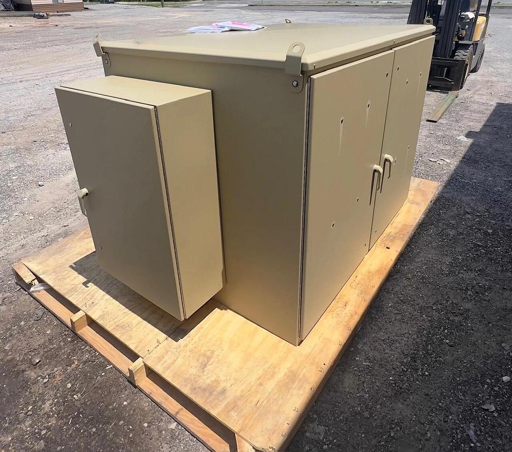 Used American Products- AP FREEDOM AM47F-6042-48RU-ENV Outdoor Telecom Cabinet