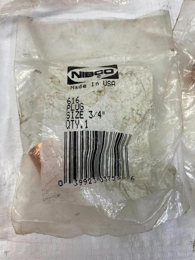 Used Nibco Assortment of Copper Fittings Lot of 8, Total 40 pcs