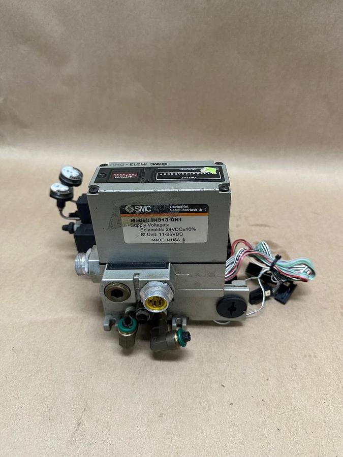Used SMC IN313-DNI DeviceNet Serial Interface NVFS2200-5FZB NVFS2100-5FZ NVFS2200-5FZ