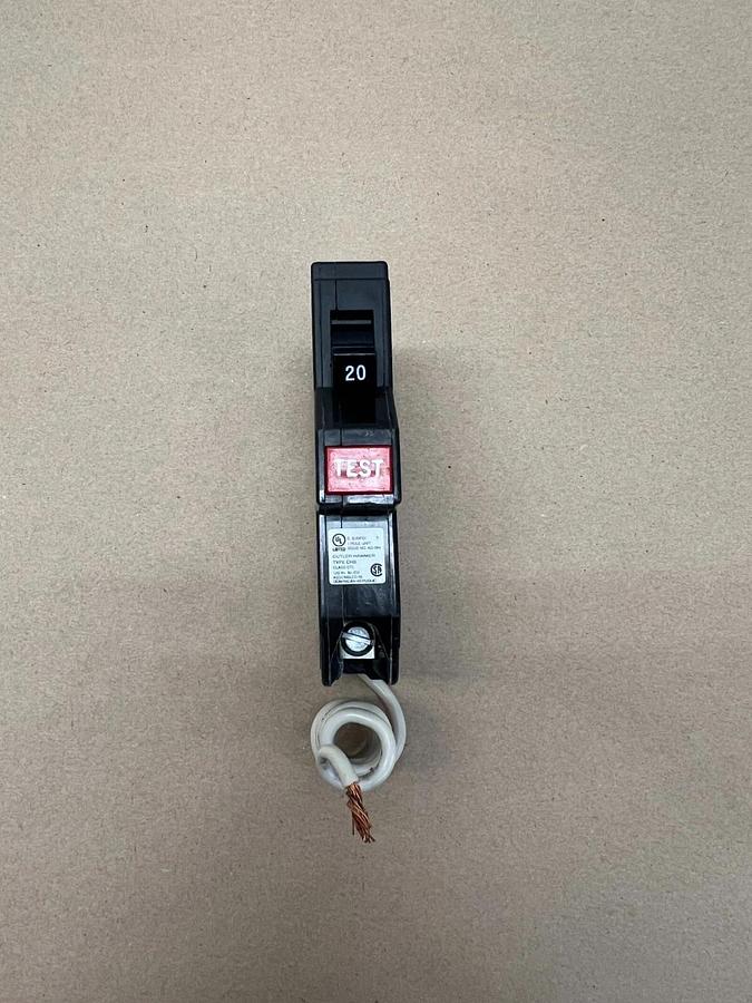 Eaton CHB120GF 20A, Single Pole Circuit Breaker