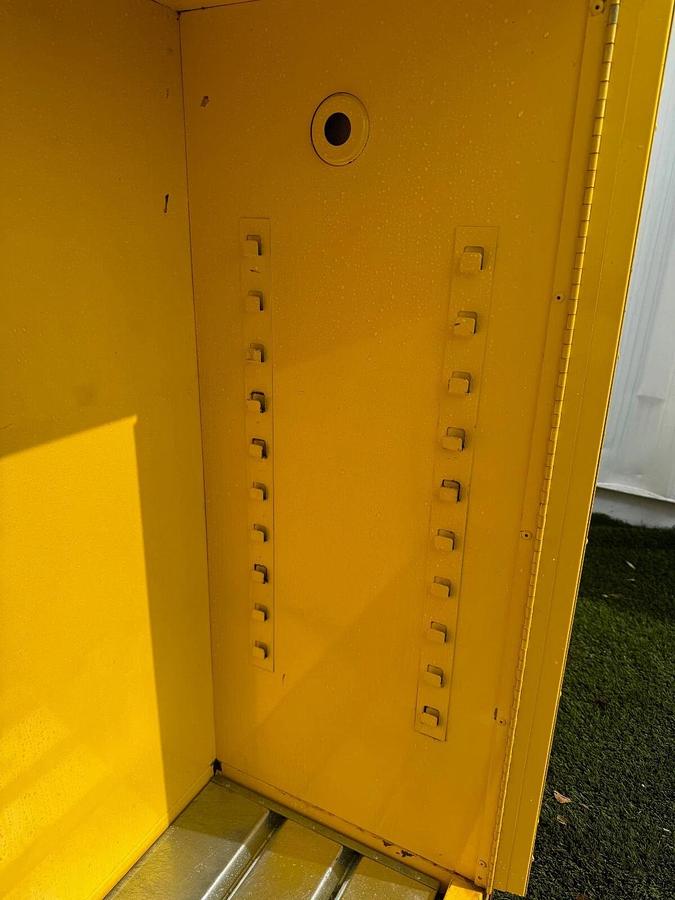 Used Justrite 25300 30 Gallon Flammable Liquid Storage Cabinet, 43” x 18” x 44”