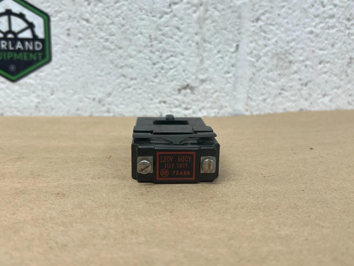 Used Allen Bradley 72A86 120V, 60CY, 110V, 50CY Coil