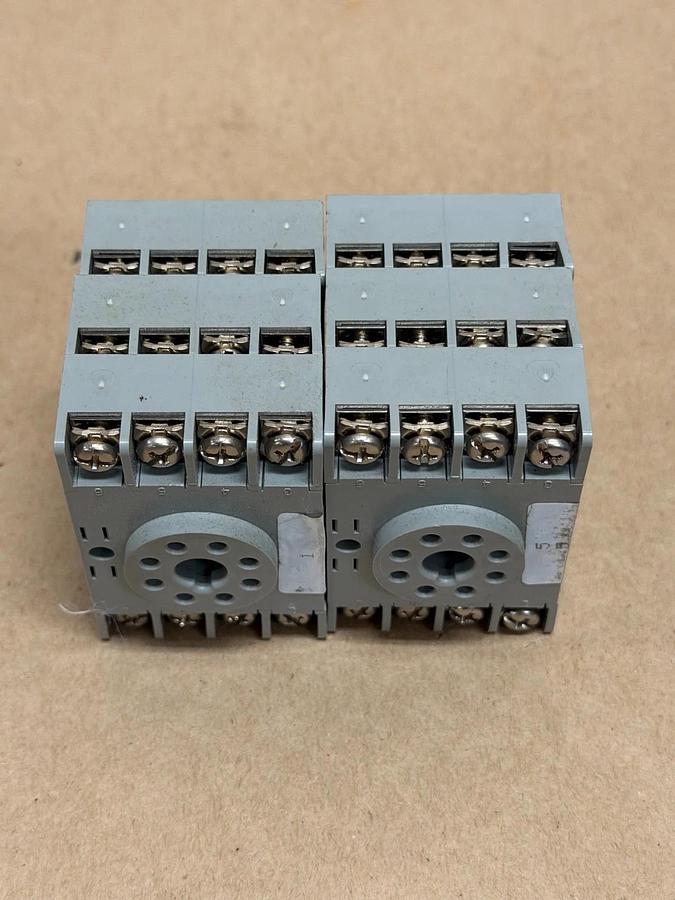 Used Potter & Brumfield 27E891 10A Relay Base - Lot of 6