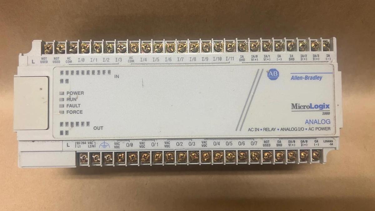 Used Allen Bradley 1761-L20AWA-5A Ser A MicroLogix 1000 Programmable Controller