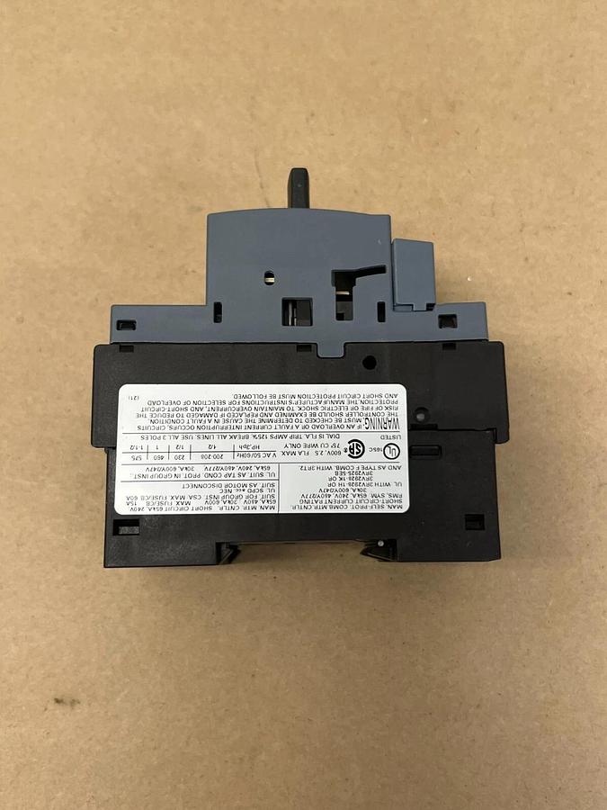Used Siemens 3RV2011-1CA10 Sirius Circuit Breaker