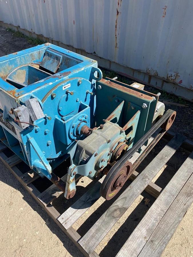 Used Rader 20x20 ESW Rotary Airlock, 5HP Baldor Motor, TXT4B Dodge Gearbox S/N MD5384