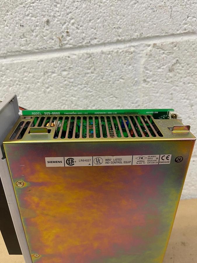 Used Siemens 505-6660 Power Module Simatic 505