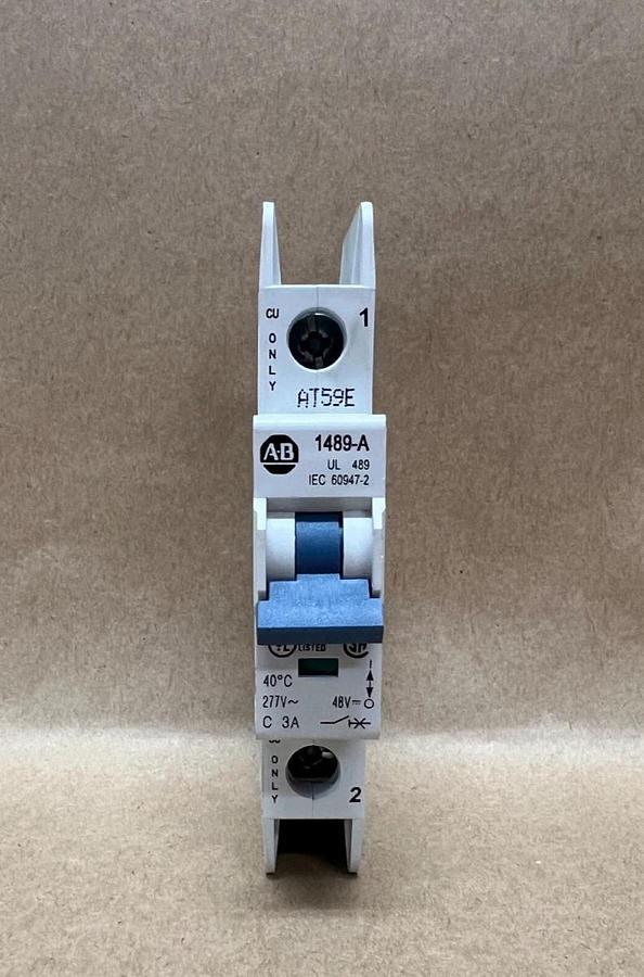Used Allen Bradley 1489-A1C030 Ser. A, 1 Pole, Circuit Breaker