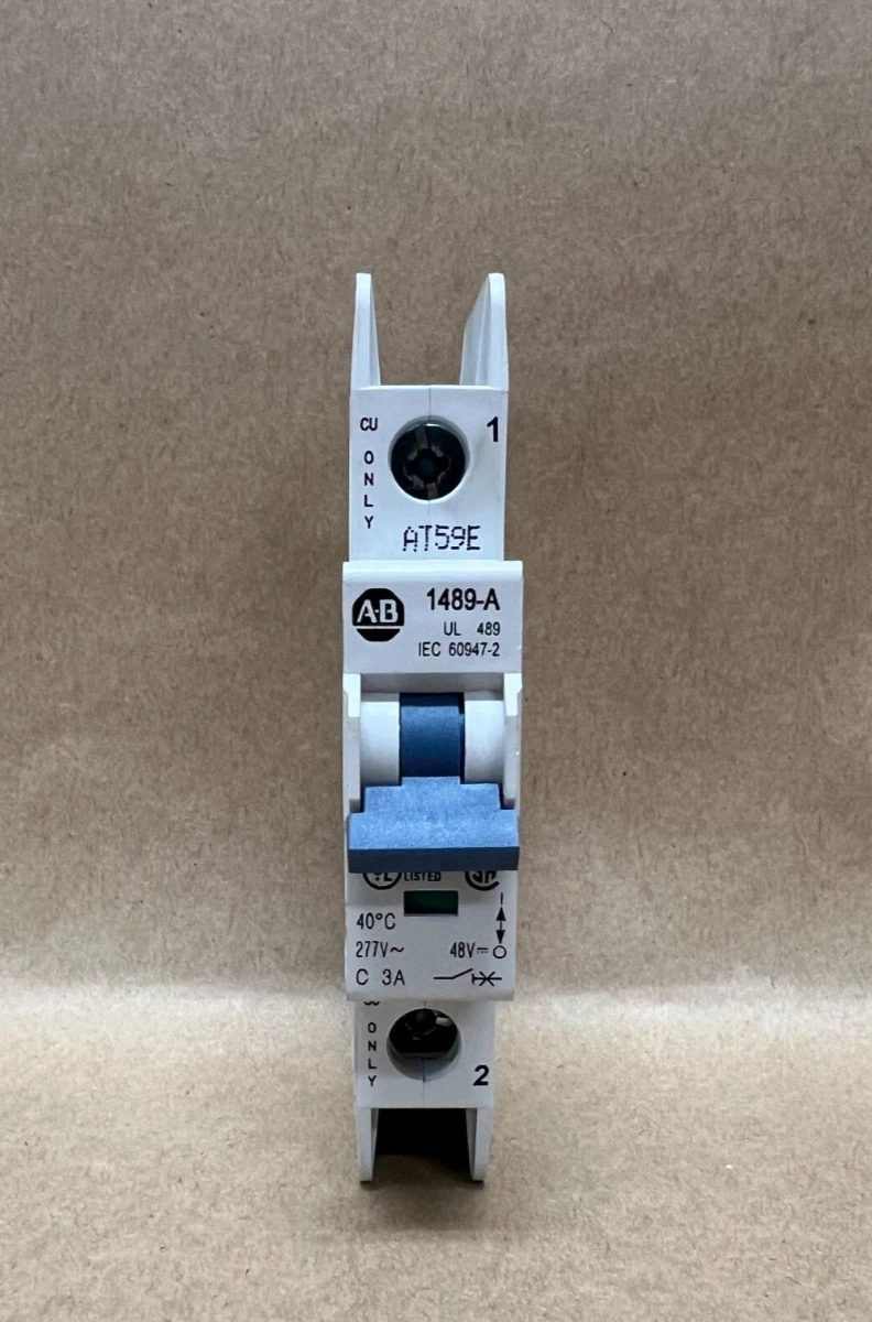 Used Allen Bradley 1489-A1C030 Ser. A, 1 Pole, Circuit Breaker
