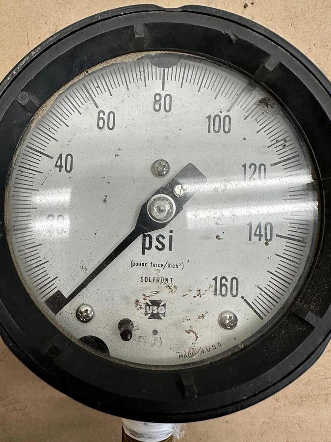 Used USG PLA-550-PI-4502 Pressure Gauge Dial