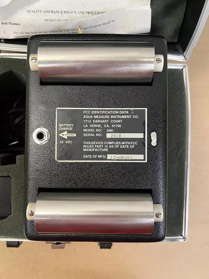 Used Aqua Measure Instrument Co. AM1 Moisture Meter