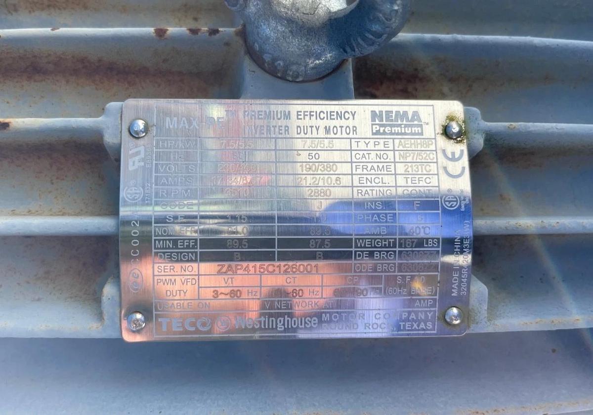 Used 43-1/2” Diameter Packer Cyclone w/ Base