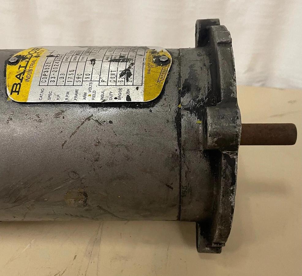 Used Baldor CDP332C General Purpose Motor, 1/3 HP, 1750 RPM