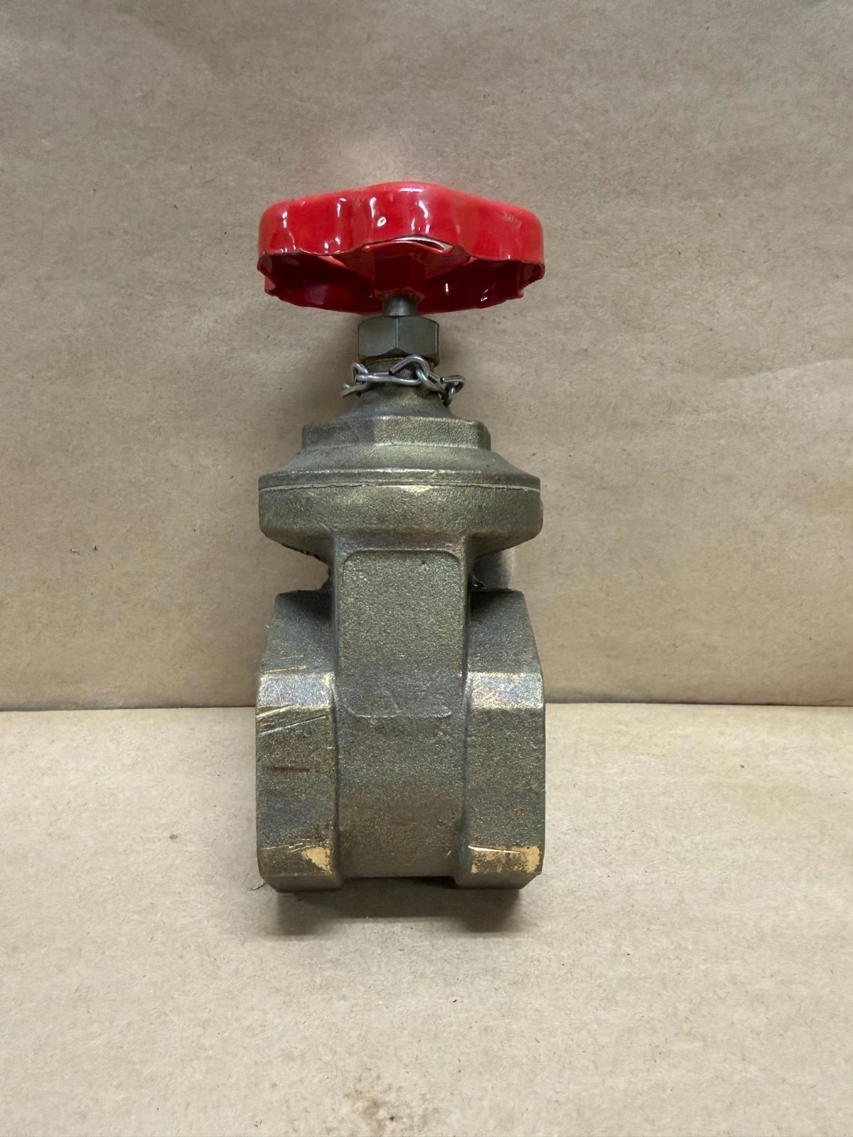 Used 2-Inch Brass PN16 Rising Stem Gate Valve
