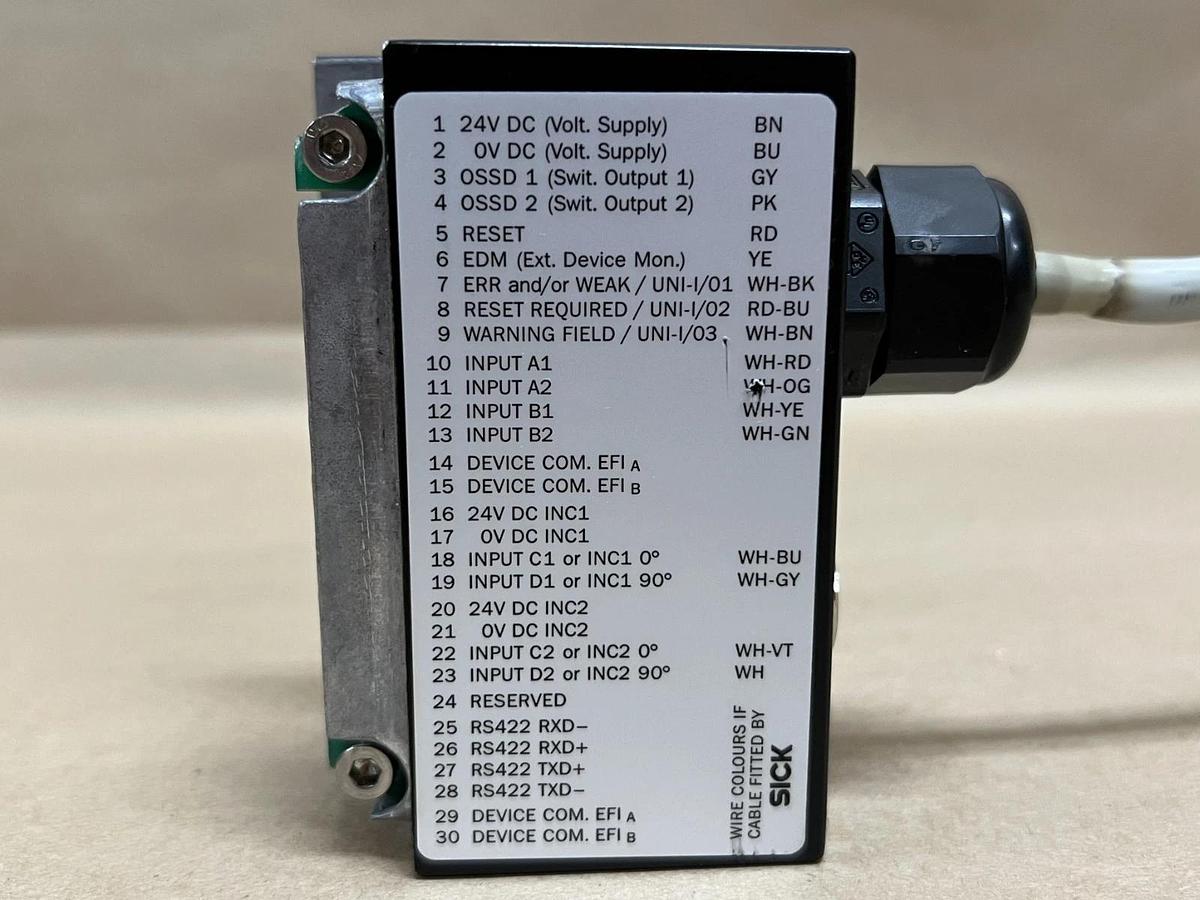Used SICK 2 027 171 Optic Professional Scanner Head Connector