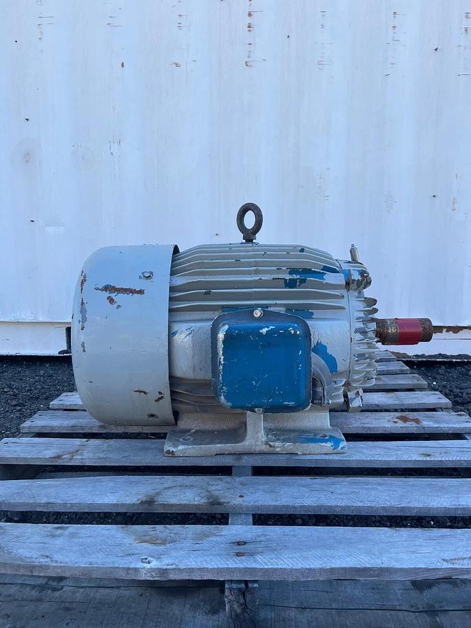 Used Toshiba International Corp B0404FLF1UM 40HP 1760RPM 3Ph 60Hz Induction Motor