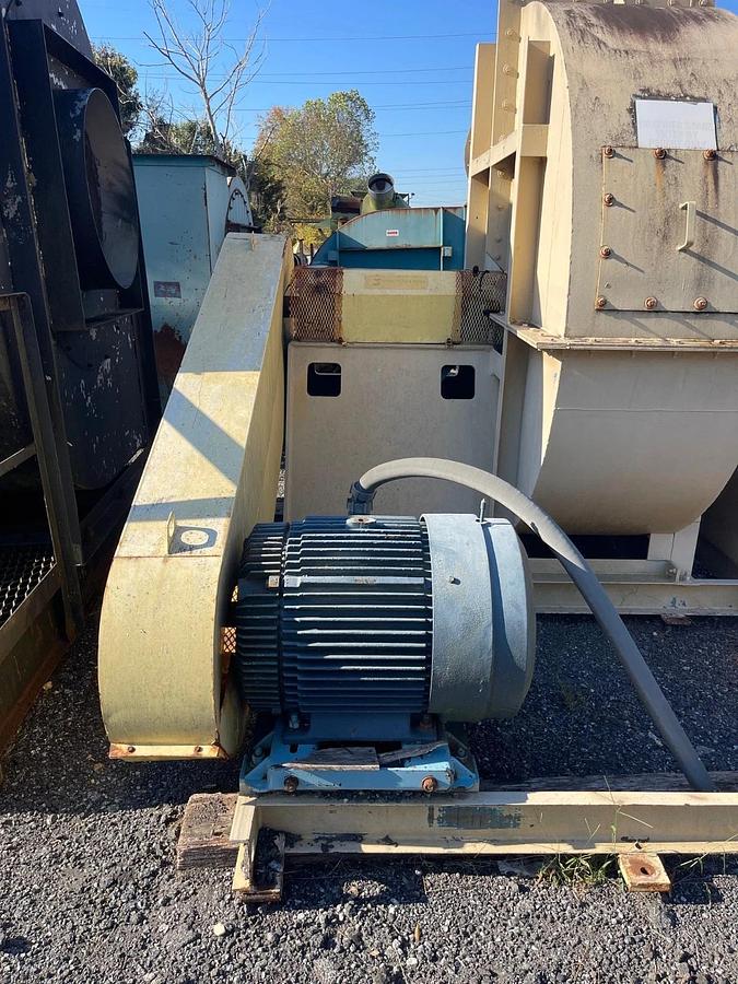 Used Twin City Fan & Blower Co 933 CCE Top Horizontal Blower, 100Hp, 1775RPM, 460V