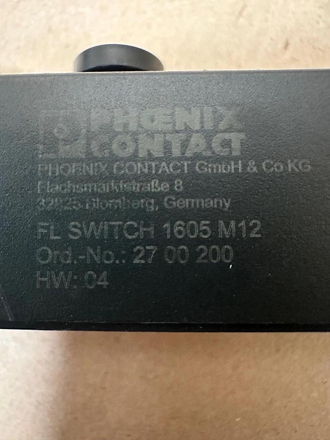 Used Phoenix Contact FL Switch 1605 M12 Ethernet Switch
