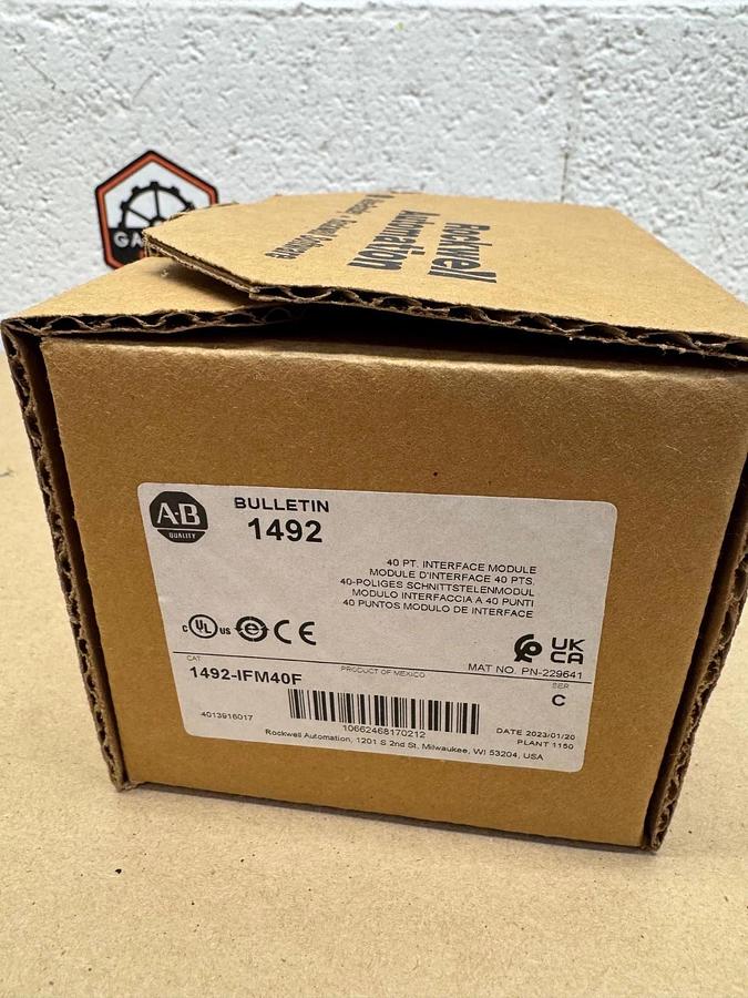 Allen Bradley 1492-IFM40F Ser C 40 Pt. Interface Module *NEW*