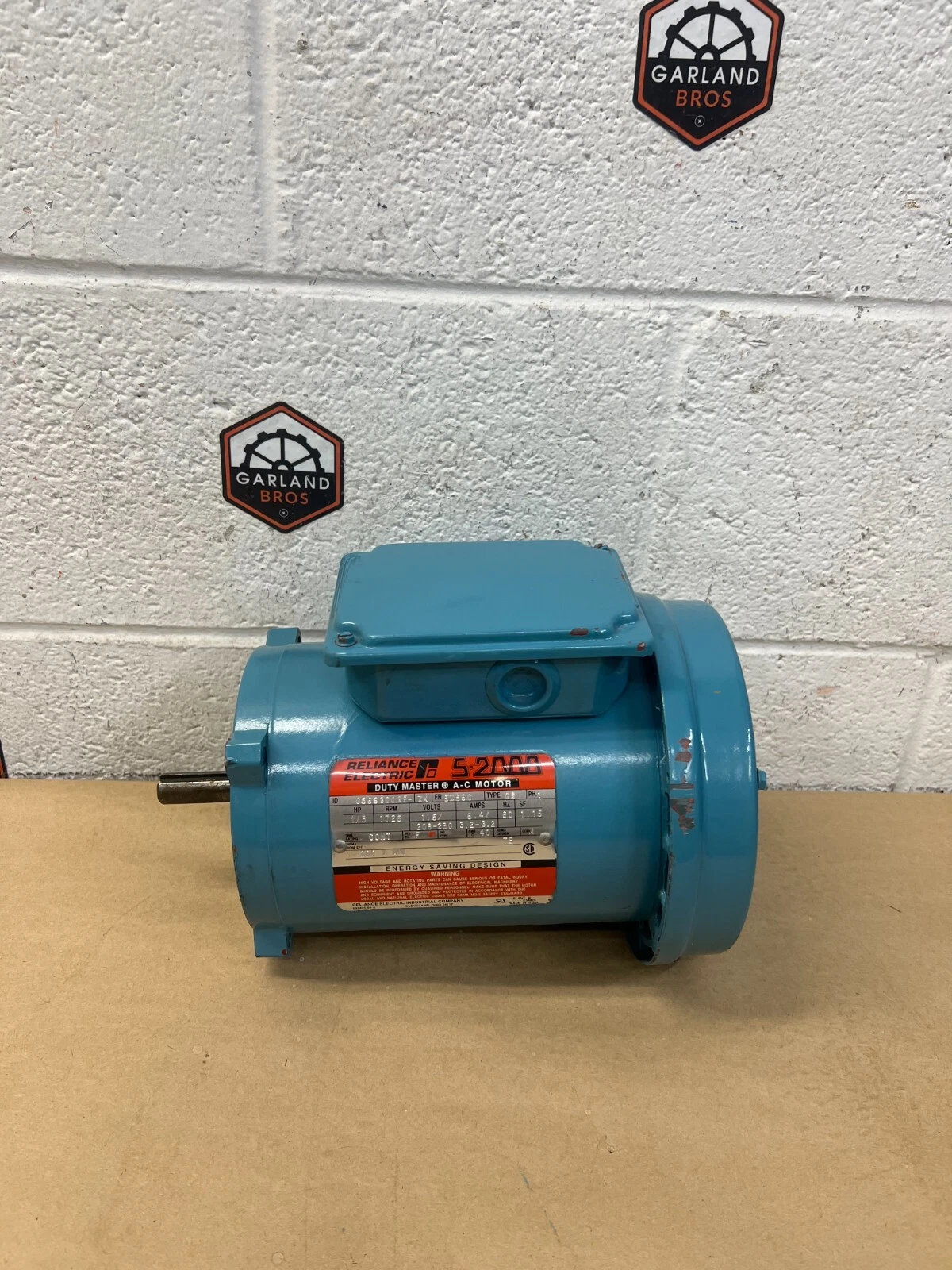 Used Reliance Electric C56S3002P S.2000 Duty Master A-C Motor, Type CS, 1PH