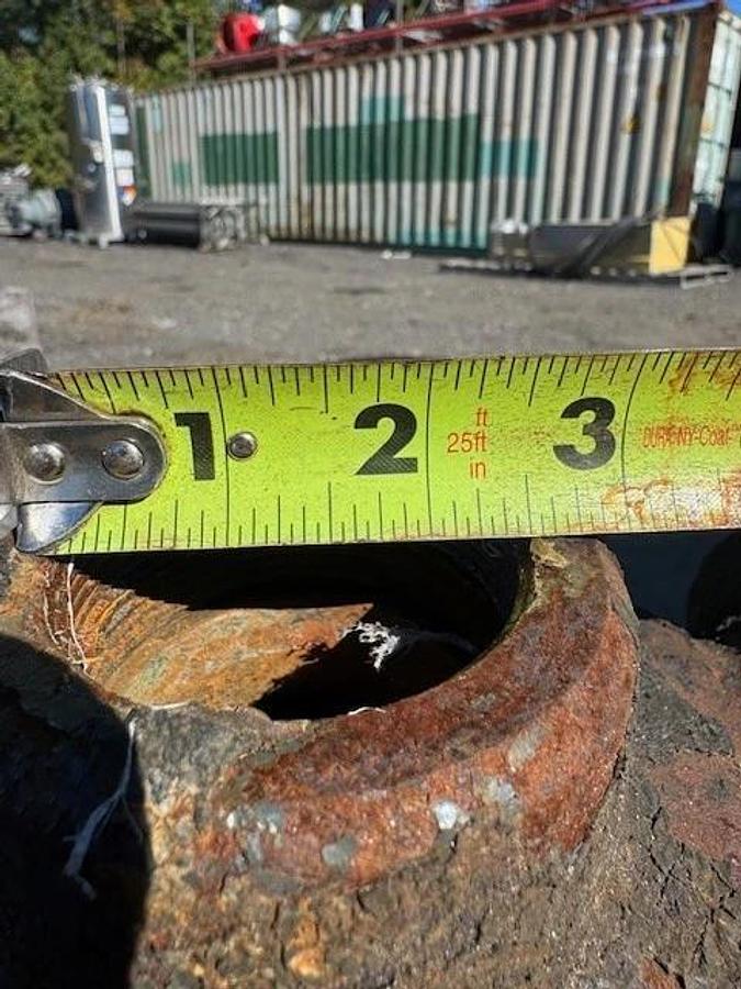 Used Goulds 57178 Frame Pump Assembly 1-3/4” & 2-1/2” Bores, Baldor 5Hp Motor 3450RPM