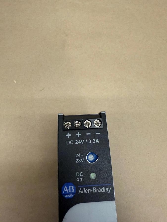 Used Allen-Bradley 1606-XLE80E Power Supply, 24 VDC, 3.3A, 80 W, 1-Phase