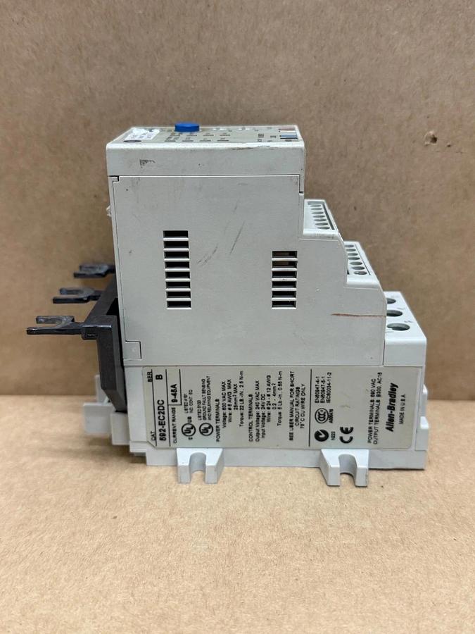 Used Allen Bradley 592-EC2DC Solid State Overload Relay