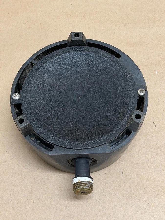 Used Ashcroft Q-8451 Duragauge 0-7 BAR Pressure Gauge