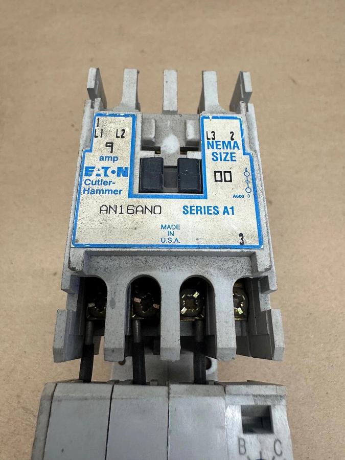 Used Eaton Cutler Hammer AN16ANO Electric Motor Starter/ Non Reversing, w/ C306DN