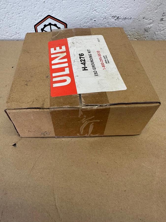 Used ULINE H-4276 ESD Grounding Kit *FACTORY SEALED NEW*