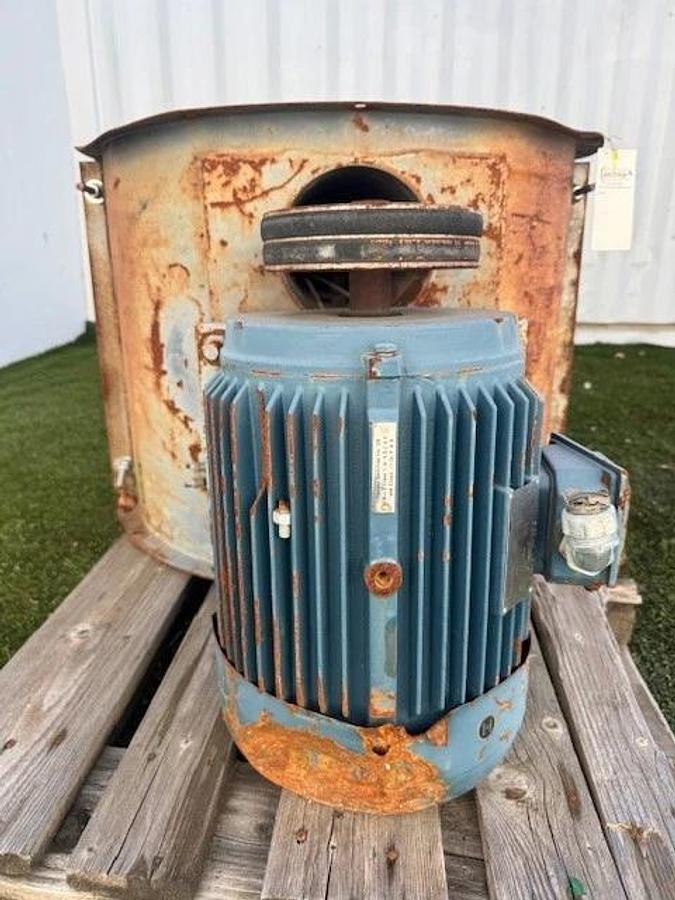 Used Hartzell Fan 29" Inlet, Belt Driven Axial Fan, 32-1/4” Outlet, 10Hp 1770RPM 575V
