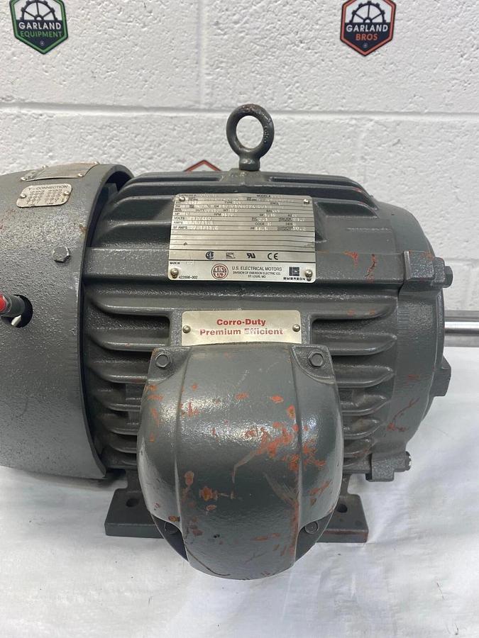 Used US Electrical Motors 5841 C101B General Purpose Electric Motor 10hp, 3520RPM
