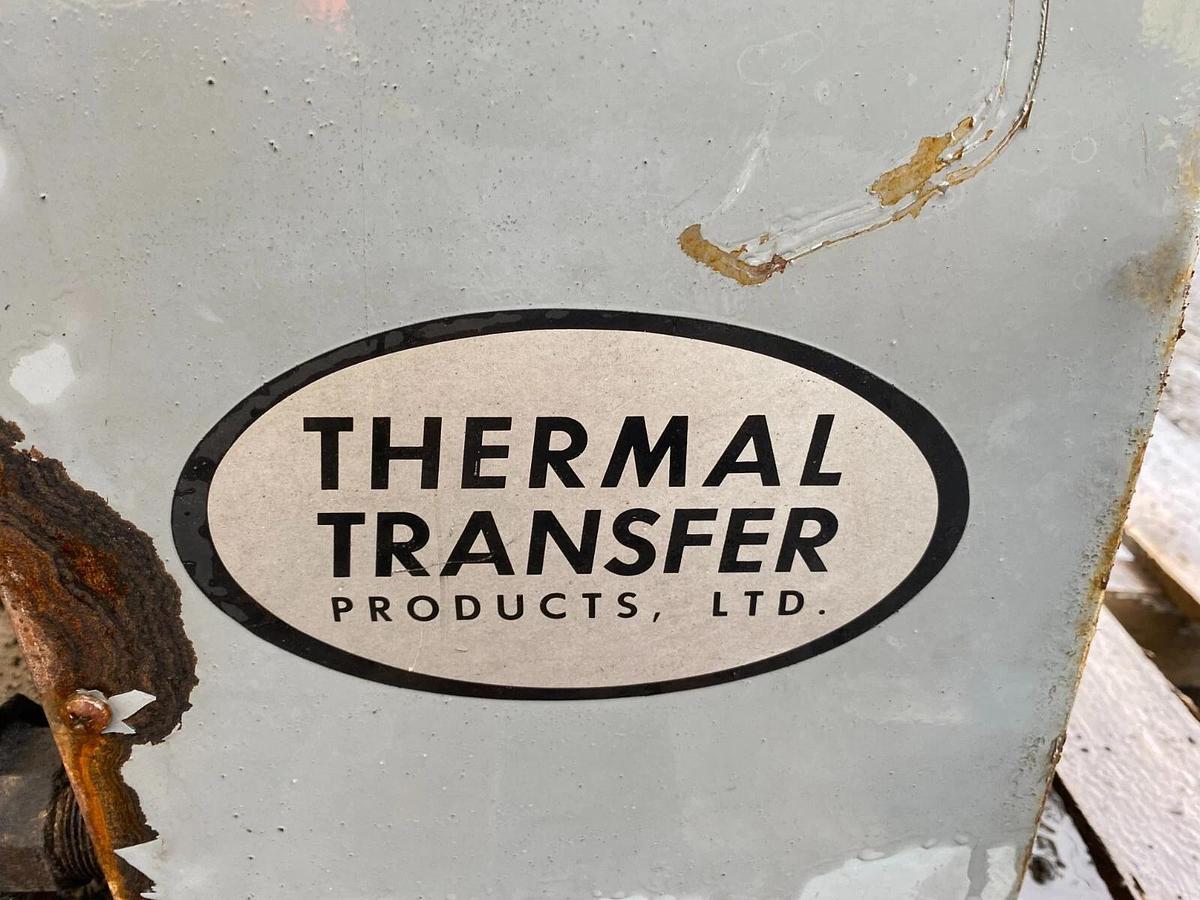 Used Thermal Transfer A0-25 Heat Exchanger 300 PSI, temp F 400 Baldor Motor 3 ph
