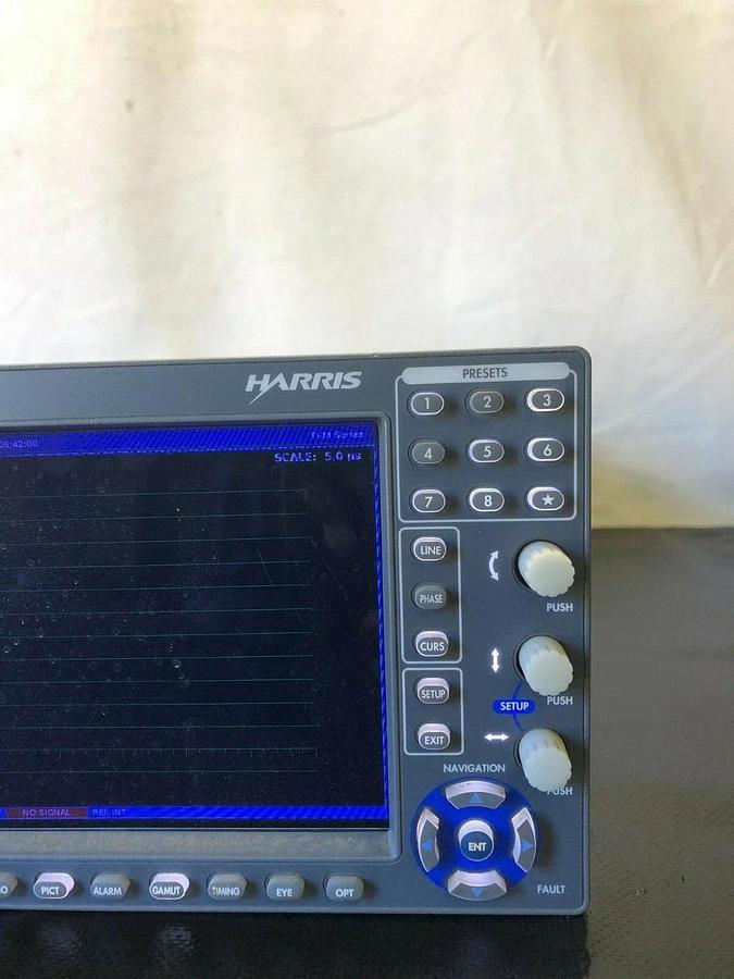 Used Harris Videotek TVM9100PKG Video Monitoring Unit