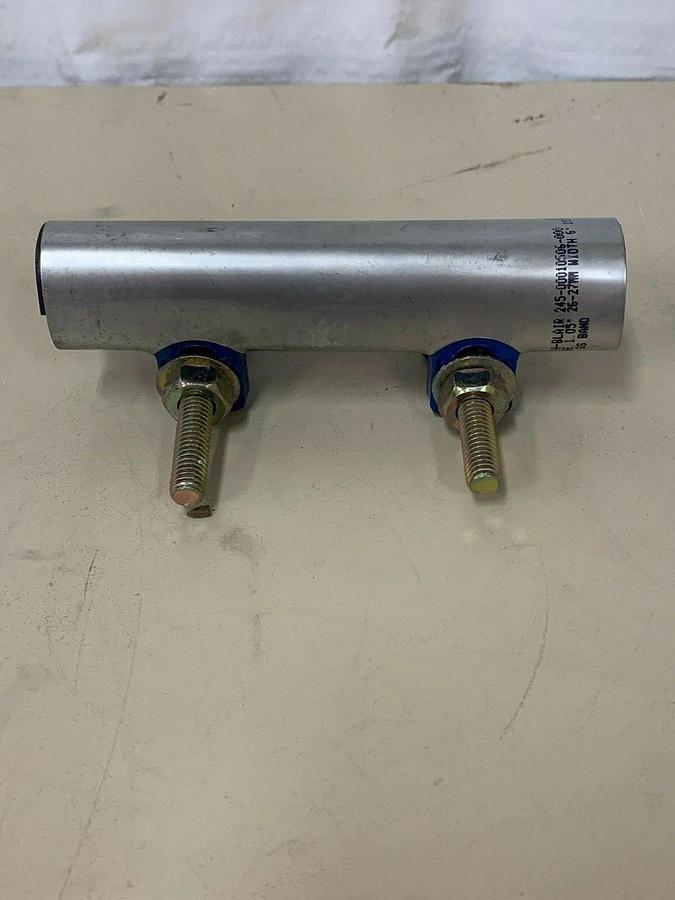 Used Industrial Pipe Clamps LOT of 4: 2-1/2" x 6", 1-1/2" x 6", 1-1/4" x 6", 1" x 6")