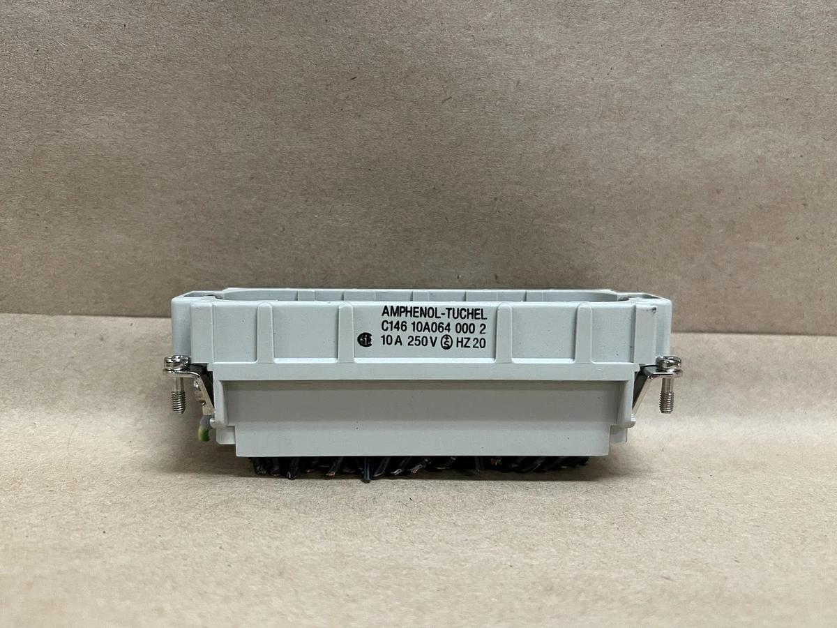 Used Amphenol-Tuchel C146 10A064 000 2 Heavy Duty Connector - Lot of 4
