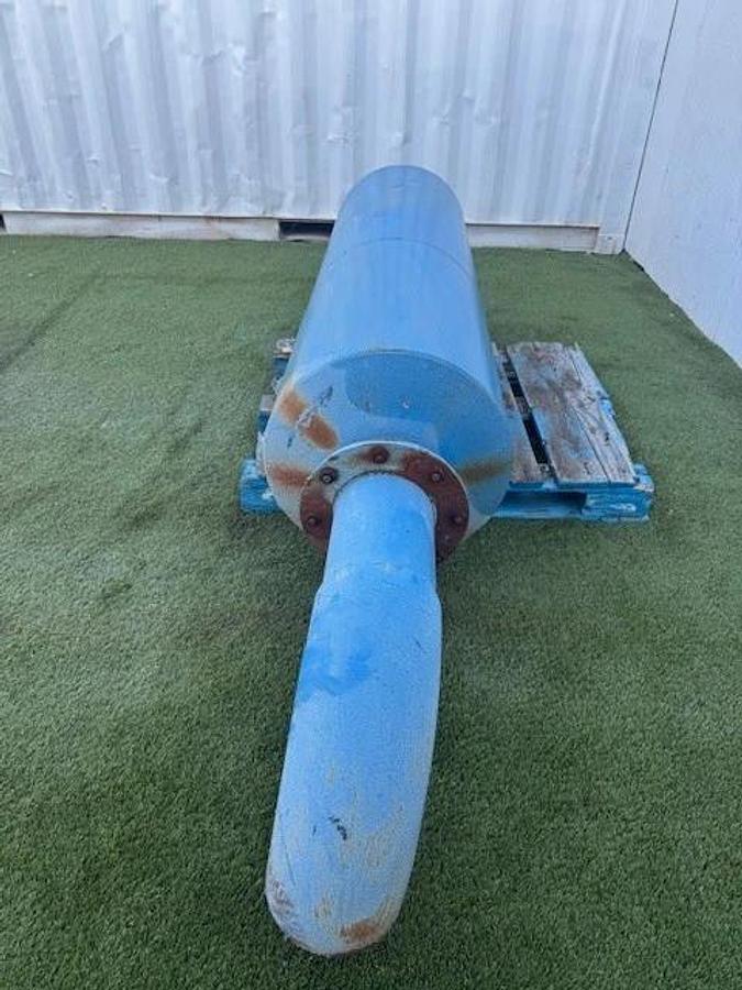 Used Industrial Silencer, 72”x24” Fan Silencer, 150 Gallon Tank, Dual 8” Outbores