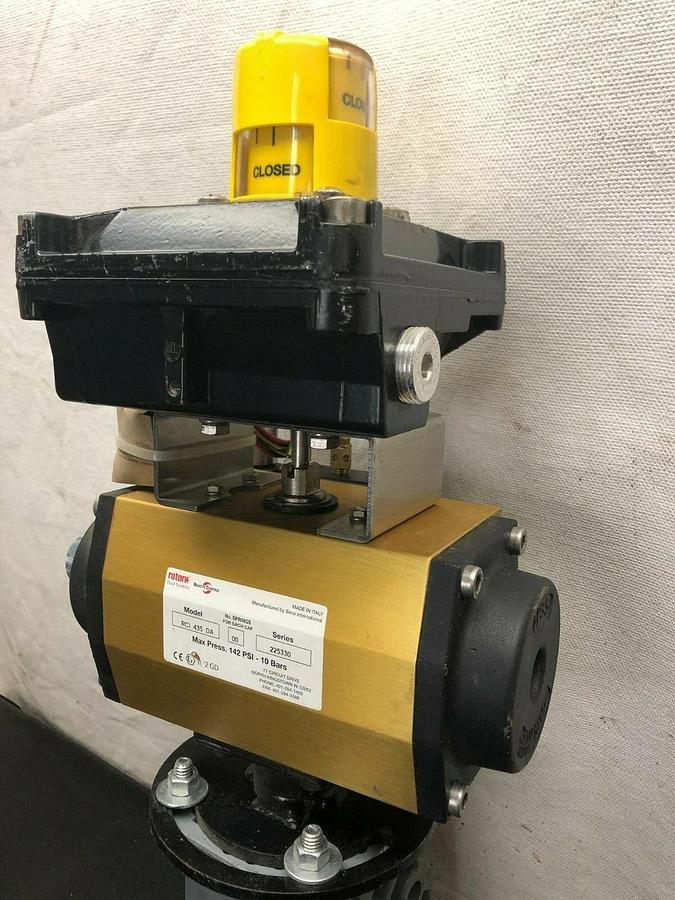 Used Hayward 4” Butterfly Valve w/ Remote Control RCI 435 DA Actuator