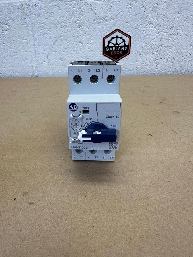 Used Allen Bradley 140MT-D9E-C10 Ser A Motor Protector/ Circuit Breaker