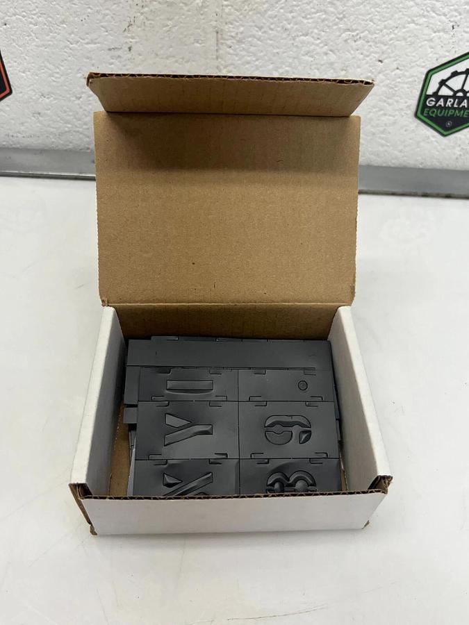 10182 Industrial Grade Plastic Interlocking Stencil Kit 92 pcs. 1”