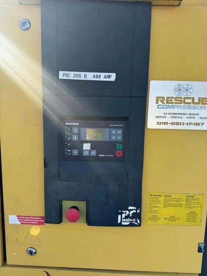 Used Kaeser ES 290 Screw Compressor, 110 Psig, 1014 CFM, 1800RPM, 200Hp, 3 Ph 460V