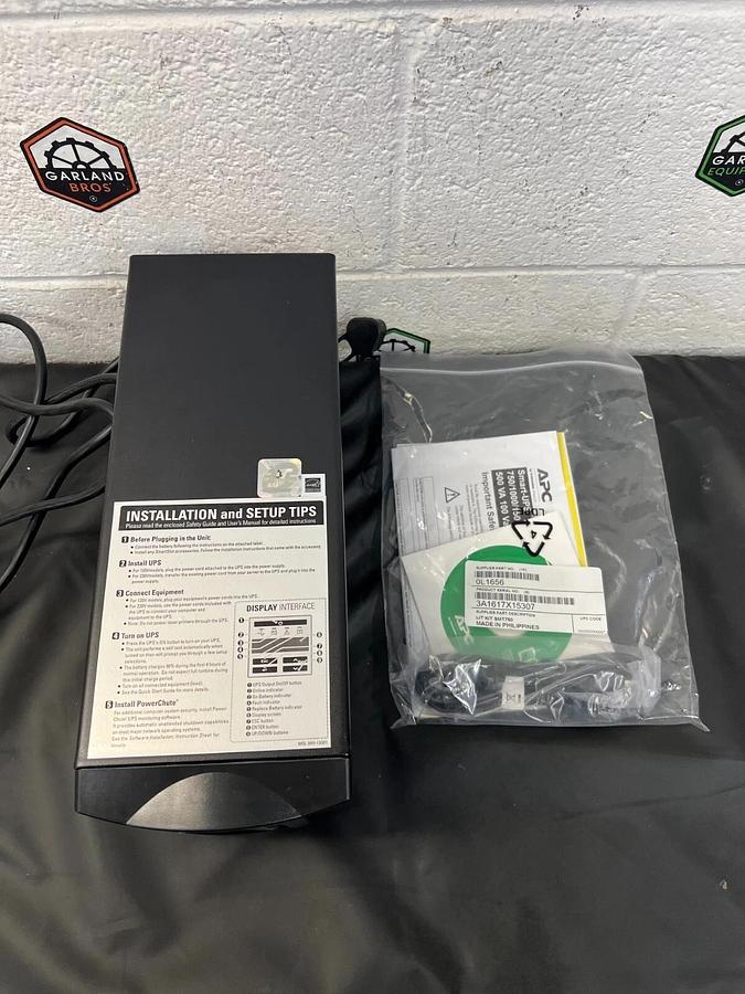 Used APC SMT750 Smart-UPS Power Battery Backup 750VA, 120V