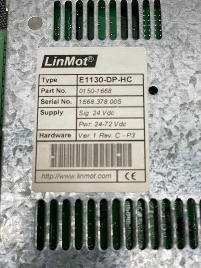 Used LinMot E1130-DP-HC Part No 0150-1668
