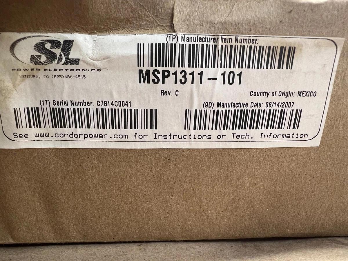 Power Electronics MSP1311-101 Power Supply