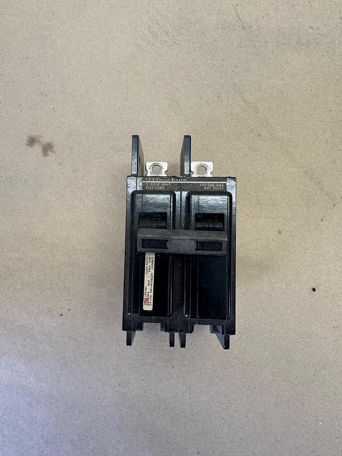 Used I-T-E Imperial Corp. BQ2-B080 2 Pole Circuit Breaker