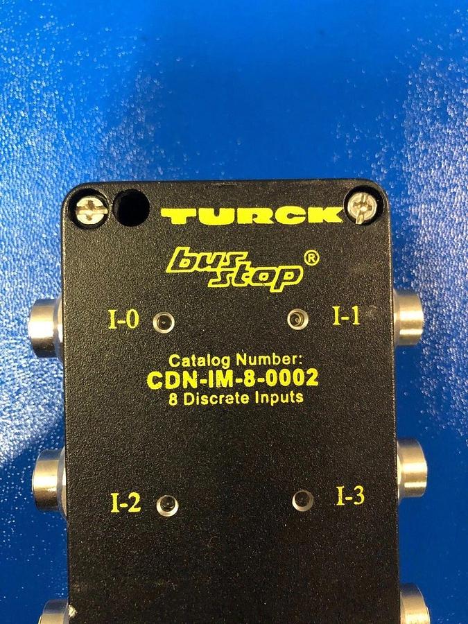 Used Turck CDN-IM-0002 8 Discrete Inputs, Bus Module