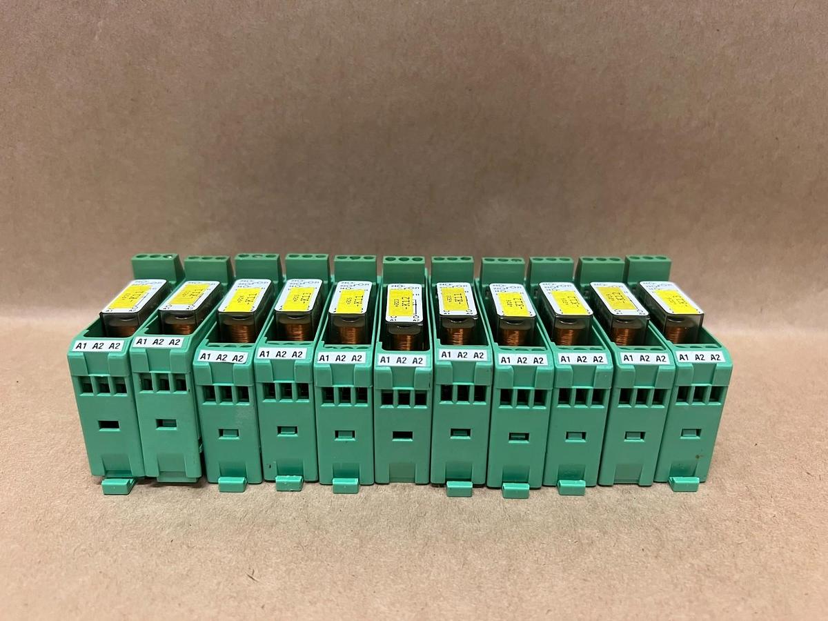 Used Phoenix Contact EMG 17-REL/KSR-24/21-21-LC Contact Relay Module - Lot of 11