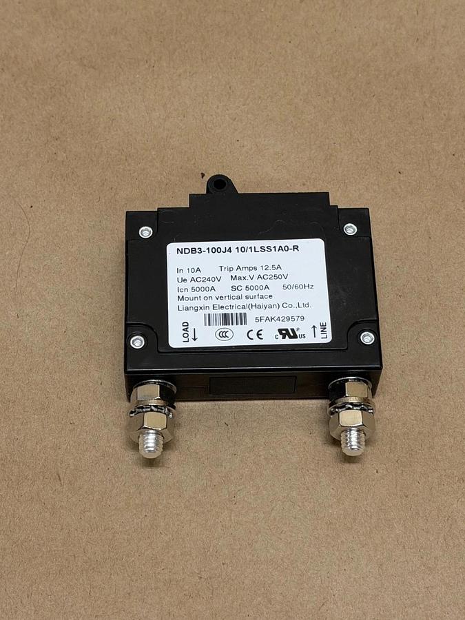 Used Nader NDB3-100J4 10/1LSS1A0-R 1-Pole Circuit Breaker - Lot of 17